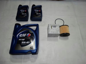 Filtr 2,2dci Olej ELF 5W40 7L Espace IV Laguna II