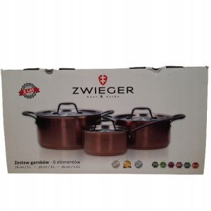 Zestaw garnków Zwieger 6 el.