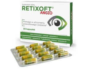 Retixoft Angio, 30 kapsułek - Długi termin ważności!