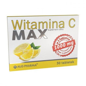 Witamina C Max 30 tabletek - Długi termin ważności!