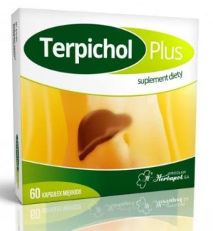 Terpichol Plus 60 kapsułek - Długi termin ważności!