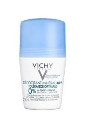 Vichy, Dezodorant Mineralny 48-godzinna skuteczność roll-on, 50 ml - Długi