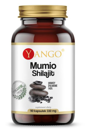 Yango, Mumio Shilajit, 90 kapsułek - Długi termin ważności!