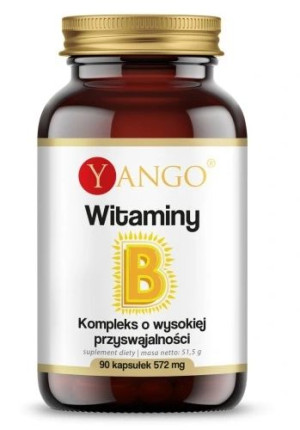 Yango, Witaminy B, 90 kapsułek - Długi termin ważności!