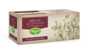 Lipa fix Tylko Natura zioła do zaparzania 30 saszetek - Długi termin ważnoś