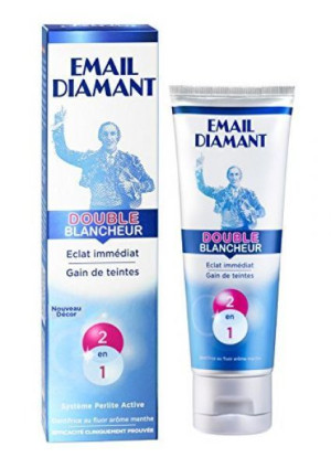 Email Diamant Double Blancheur Pasta do zębów zdwojone wybielanie 75ml - Dł