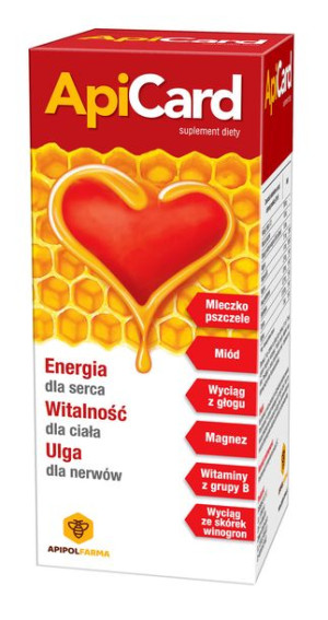 ApiCard, płyn doustny, 500 ml - Długi termin ważności!