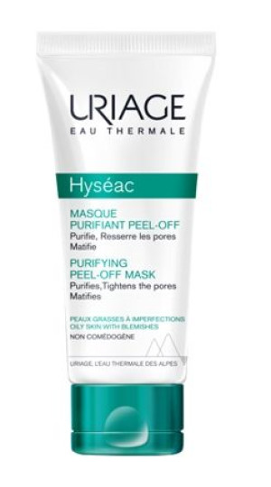 Uriage, Hyseac Maska Peel-off, 50 ml - Długi termin ważności!