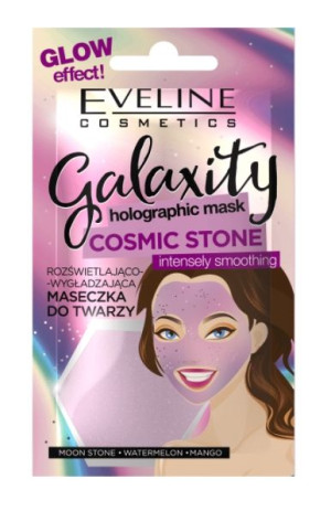 Eveline, Galaxity, Rozświetlająco-wygładzająca maseczka do twarzy, 10 ml -