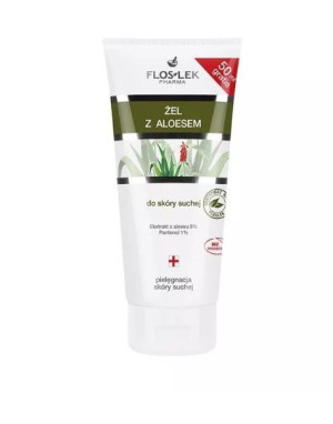 Flos-Lek Żel z aloesem do skóry suchej  200ml - Długi termin ważności!