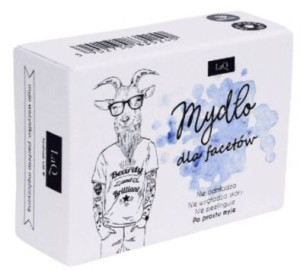 LaQ, Kozioł Kostka, Mydło dla facetów, 85 ml - Długi termin ważności!