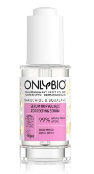 Onlybio, Bakuchiol & Skwala, Serum korygujące, 30 ml - Długi termin ważnośc