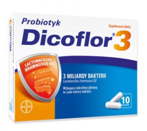 Dicoflor 3, 10 kapsułek - Długi termin ważności!