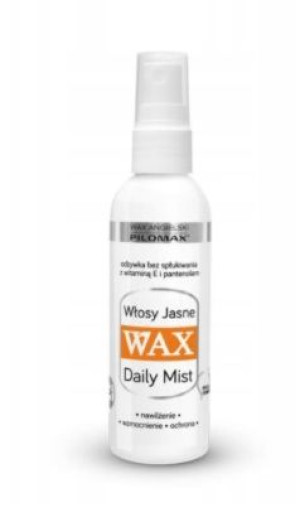Wax Angielski Pilomax, Daily Mist Odżywka włosy jasne, 100 ml - Długi termi