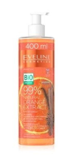 Eveline, Bio Organic, Krem-żel do ciała rozgrzewający, 400 ml - Długi termi