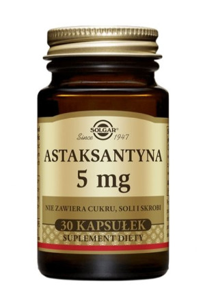 Solgar Astaksantyna 5mg, 30 kapsułek