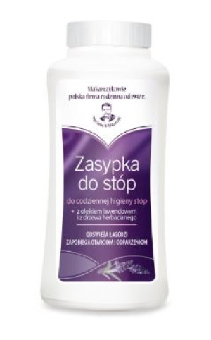 Zasypka do stóp, 100g - Długi termin ważności!