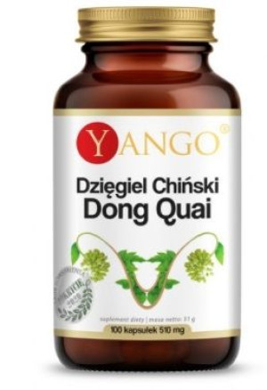 Yango, Dzięgiel Chiński, 100 kapsułek - Długi termin ważności!