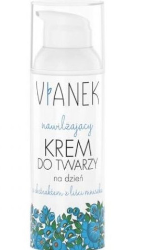 Vianek Intensywnie nawilżający krem do twarzy na dzień 50ml - Długi termin