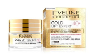Eveline Gold Lift Expert 40+ krem na dzień i na noc 50ml - Długi termin waż