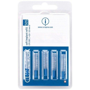 Curaprox CPS 505 Soft Implant refill szczoteczki międzyzębowe 5 sztuk