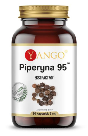 Yango, Piperyna 95, 90 kapsułek - Długi termin ważności!