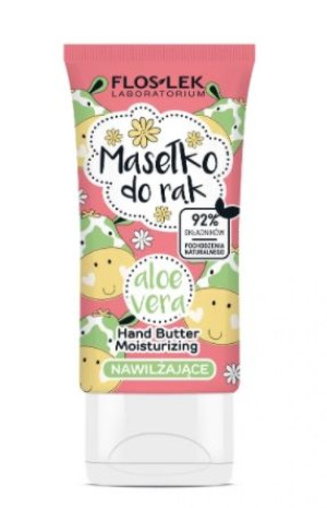 Flos-Lek, Masełko do rąk, aloe vera, 50 ml - Długi termin ważności!
