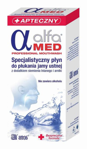 Alfa Med Professional Płyn do płukania ust 200ml - Długi termin ważności!