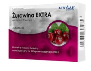 Activlab, Żurawina Extra, 30 kapsułek - Długi termin ważności!