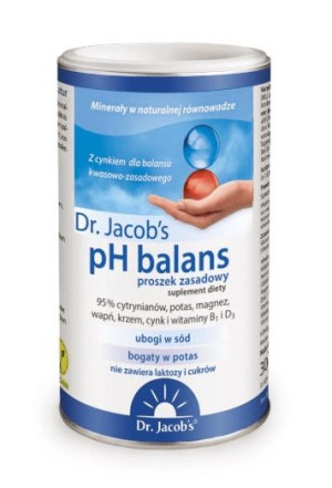 Dr. Jacobs, pH Balans, proszek zasadowy, 300g