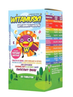 Labor, Witamuski, 60 tabletek do ssania - Długi termin ważności!