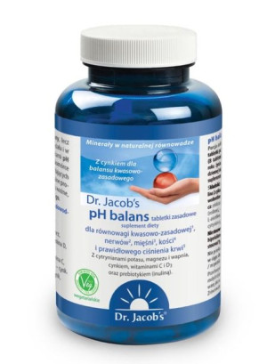 Dr. Jacob's, pH Balans, tabletki zasadowe, 250 tabletek - Długi termin ważn