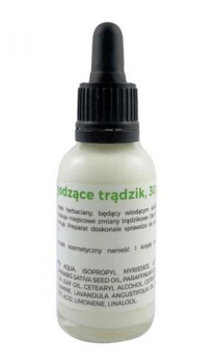 Krople łagodzące trądzik 30ml - Długi termin ważności!
