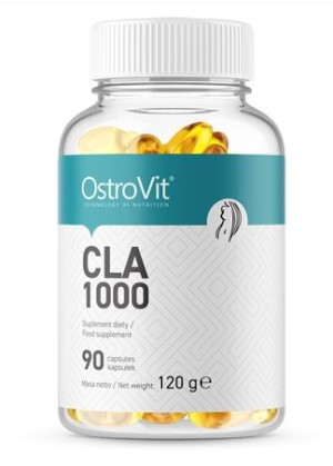 OstroVit, CLA 1000, 90 kapsułek - Długi termin ważności!