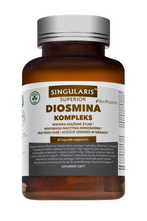 Singularis Superior, Diosmina Kompleks, 60 kapsułek - Długi termin ważności