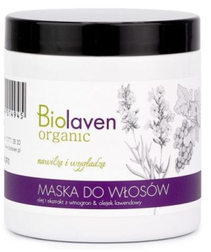 Biolaven, Maska do włosów, 250 ml - Długi termin ważności!