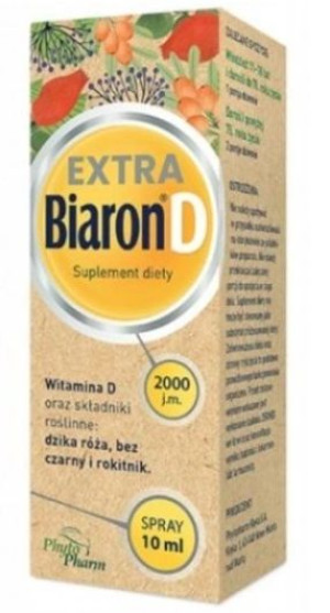 Biaron D Extra Spray do ust, 10 ml - Długi termin ważności!