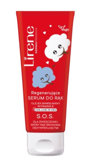 Lirene, Regenerujące Serum do rąk s.o.s. dla zniszczonej skóry, 75 ml - Dłu