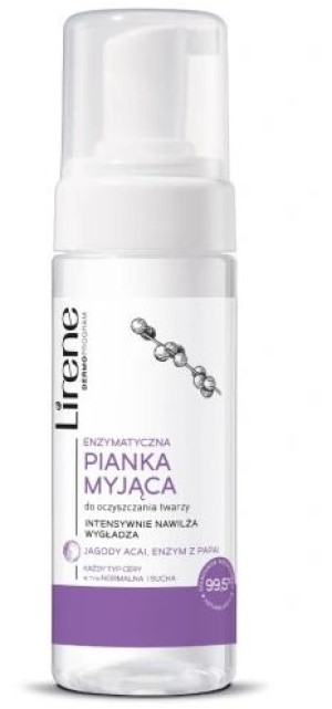 Lirene, Pianka enzymatyczna Jagody Acai, 150 ml - Długi termin ważności!