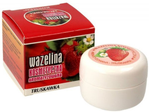 Kosmed Wazelina kosmetyczna truskawkowa 15ml - Długi termin ważności!