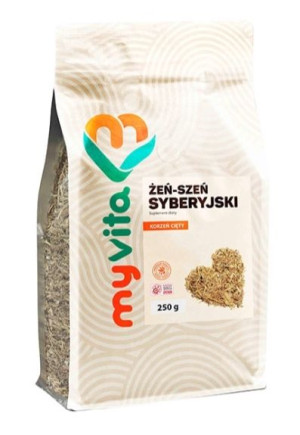 MyVita, Żeń-szeń syberyjski, zioła, 250g - Długi termin ważności!