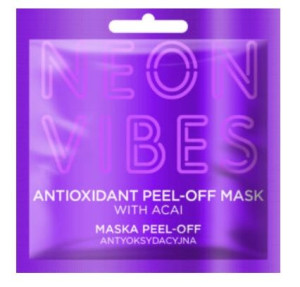 Marion, Maska peel-off antyoksydacyjna, Neon Vibes, 8g - Długi termin ważno