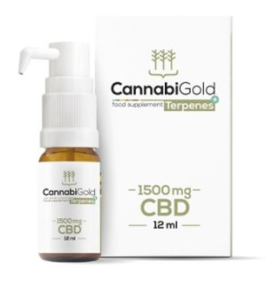 Cannabigold Terpenes+ 1500 olej, 12 ml - Długi termin ważności!