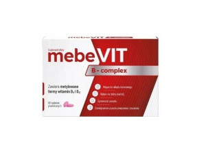 MebeVIT B-complex, 60 tabletek - Długi termin ważności!