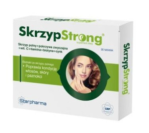 Skrzyp Strong, 30 tabletek - Długi termin ważności!