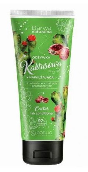 Barwa Naturalna, Nawilżająca odżywka Kaktus, 200 ml - Długi termin ważności