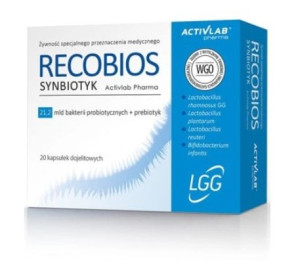 Recobios, 20 kapsułek - Długi termin ważności!