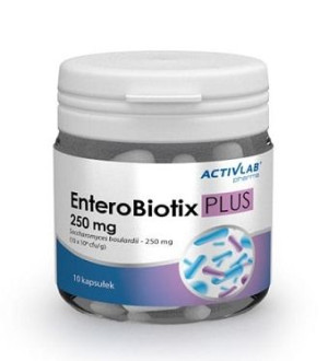 EnteroBiotix Plus, 10 kapsułek - Długi termin ważności!