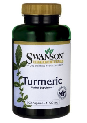 Swanson Turmeric 720mg 100 kapsułek - Długi termin ważności!