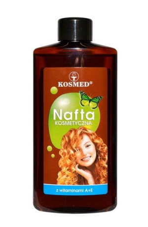 Nafta Kosmetyczna z witaminą A+E płyn 150 ml - Długi termin ważności!